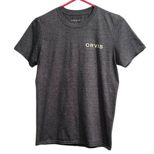 Orvis T-Shirt Support Your Local Rod Shop Grey Men’s Size Small